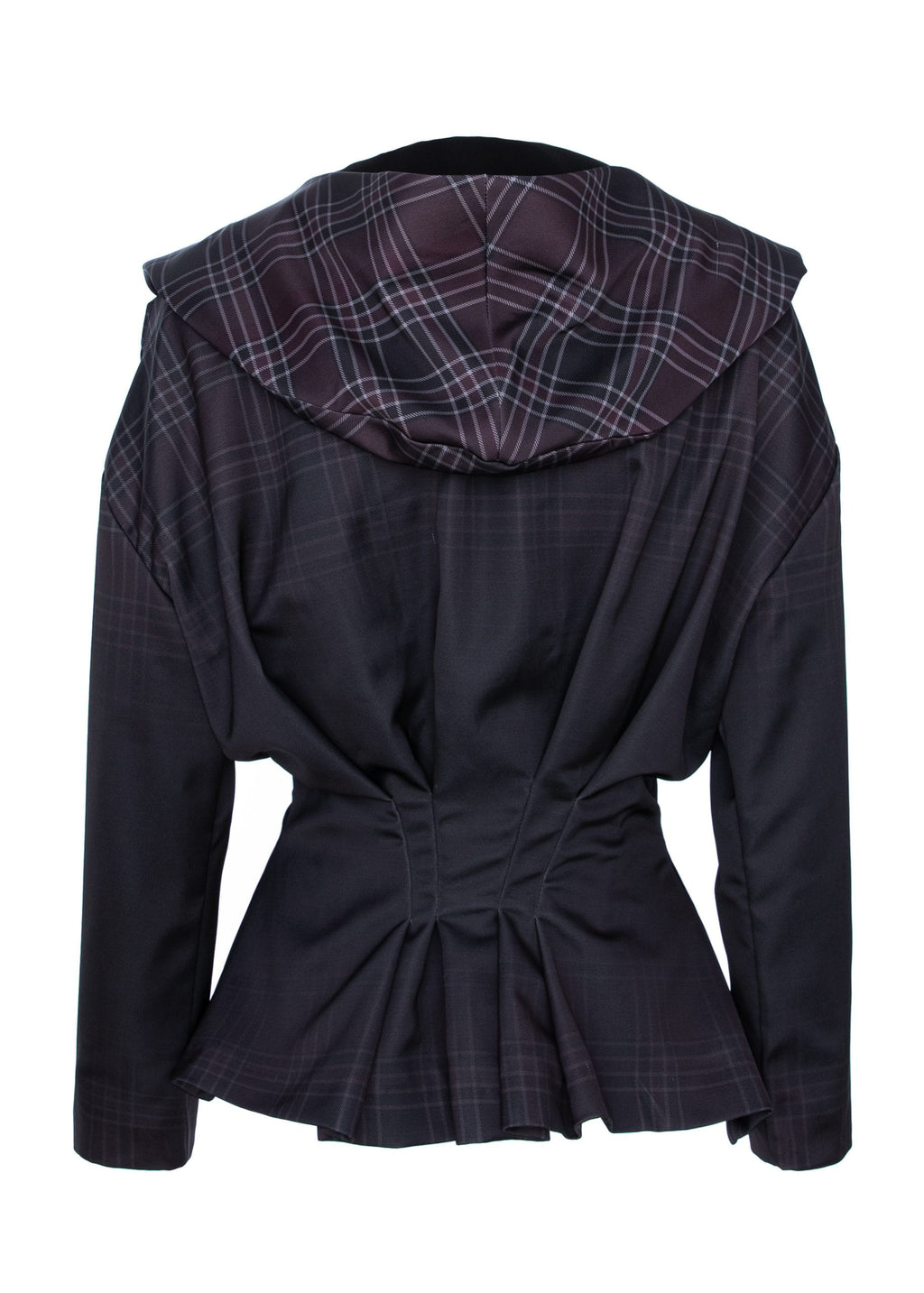 Check Clash Cardigan